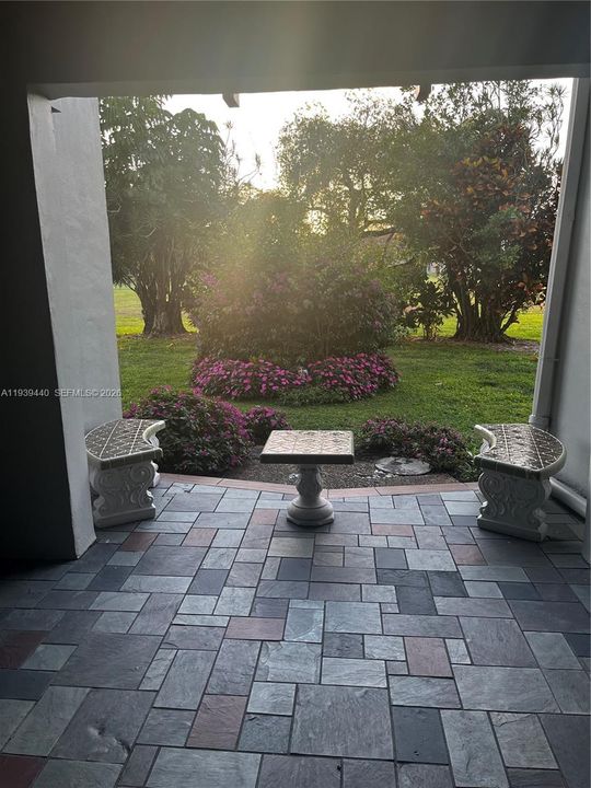 Garden view on first floor
