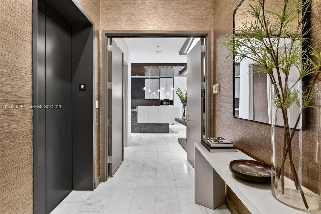 Private Elevator Entrance