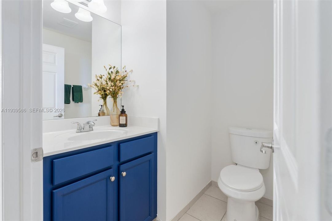 guest half-bath downstairs