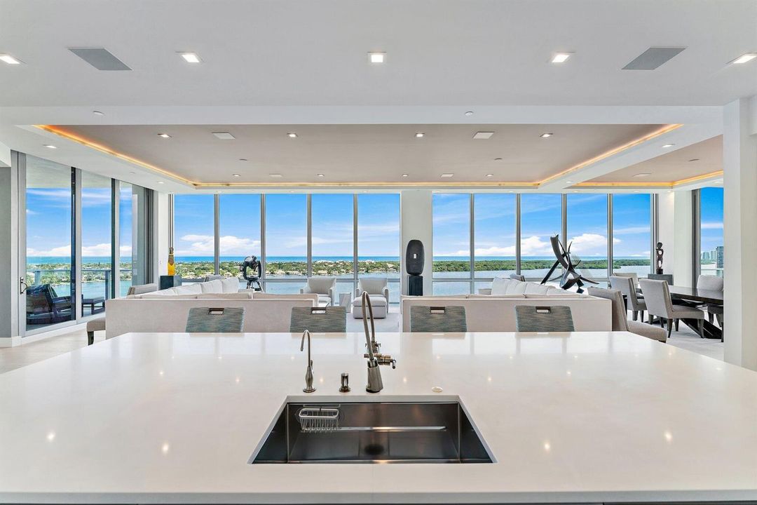 View to Ocean from Kitchen