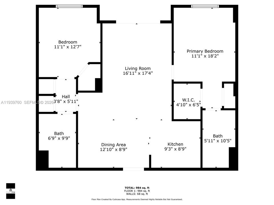 For Rent: $2,775 (2 beds, 2 baths, 1062 Square Feet)