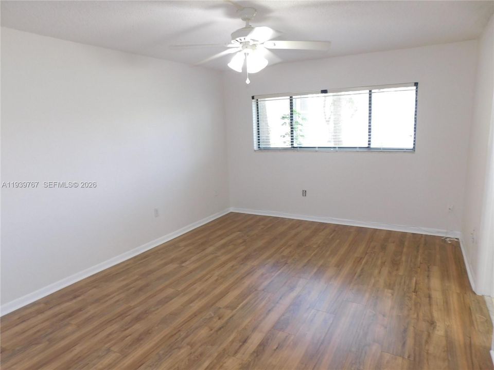 very spacious with walk in closet