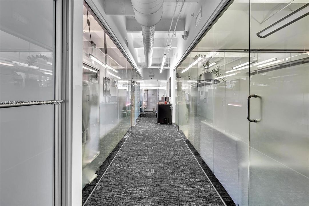 Private offices Corridor