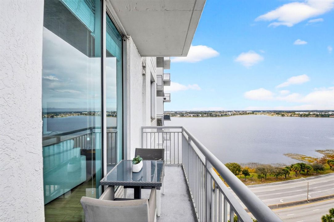 North side balcony