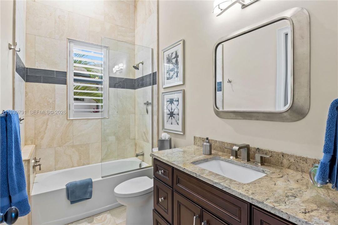 Elegant 3rd bathroom.
