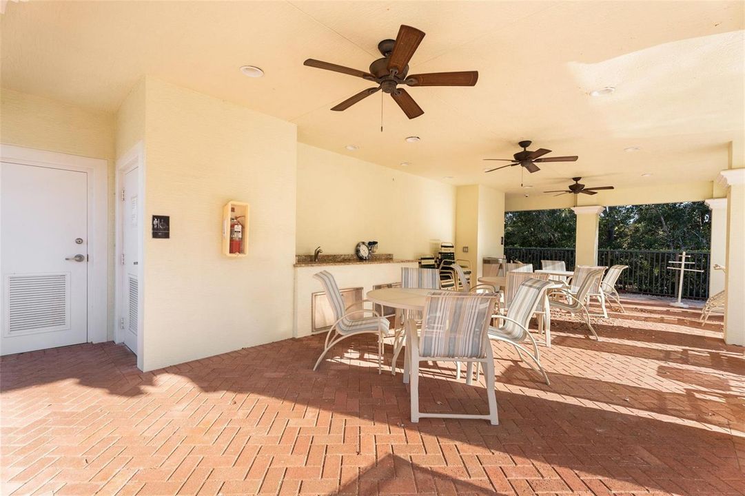 TERRACE AT THE COMMUNITY POOL