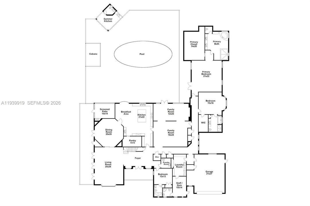 En Venta: $5,950,000 (5 camas, 6 baños, 7923 Pies cuadrados)