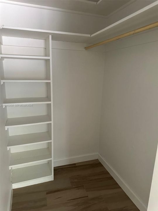 2 Closets in Primary Bedroom