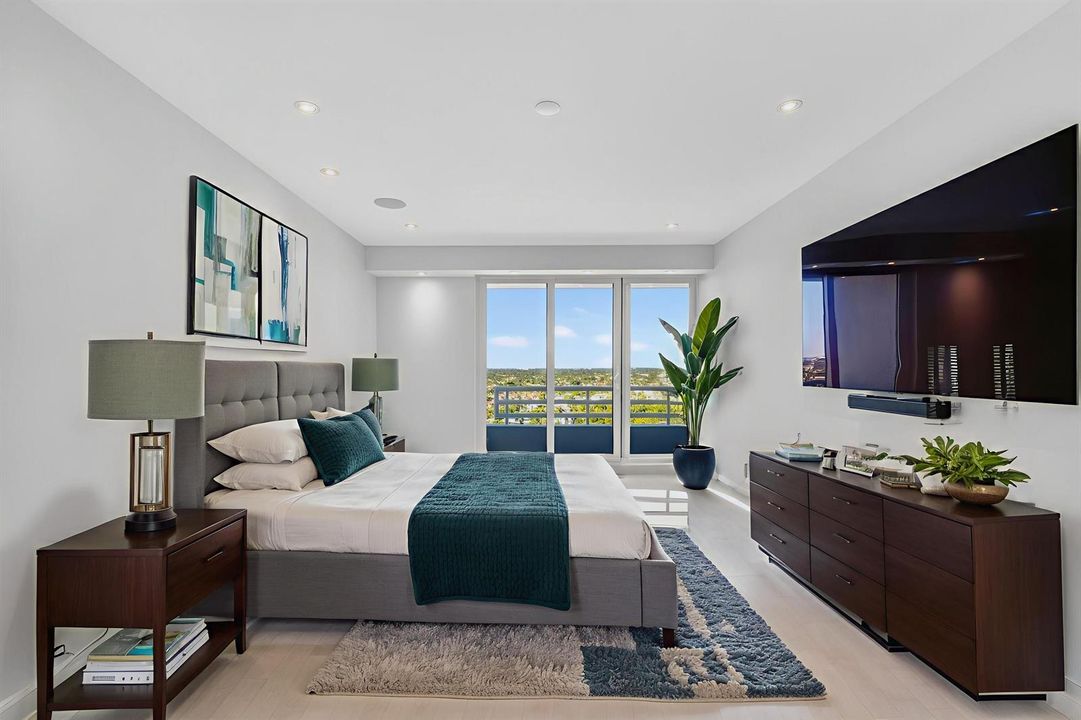 Virtually Staged Primary Suite