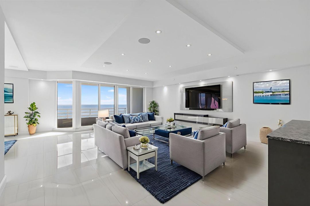 Virtually Staged Living Area
