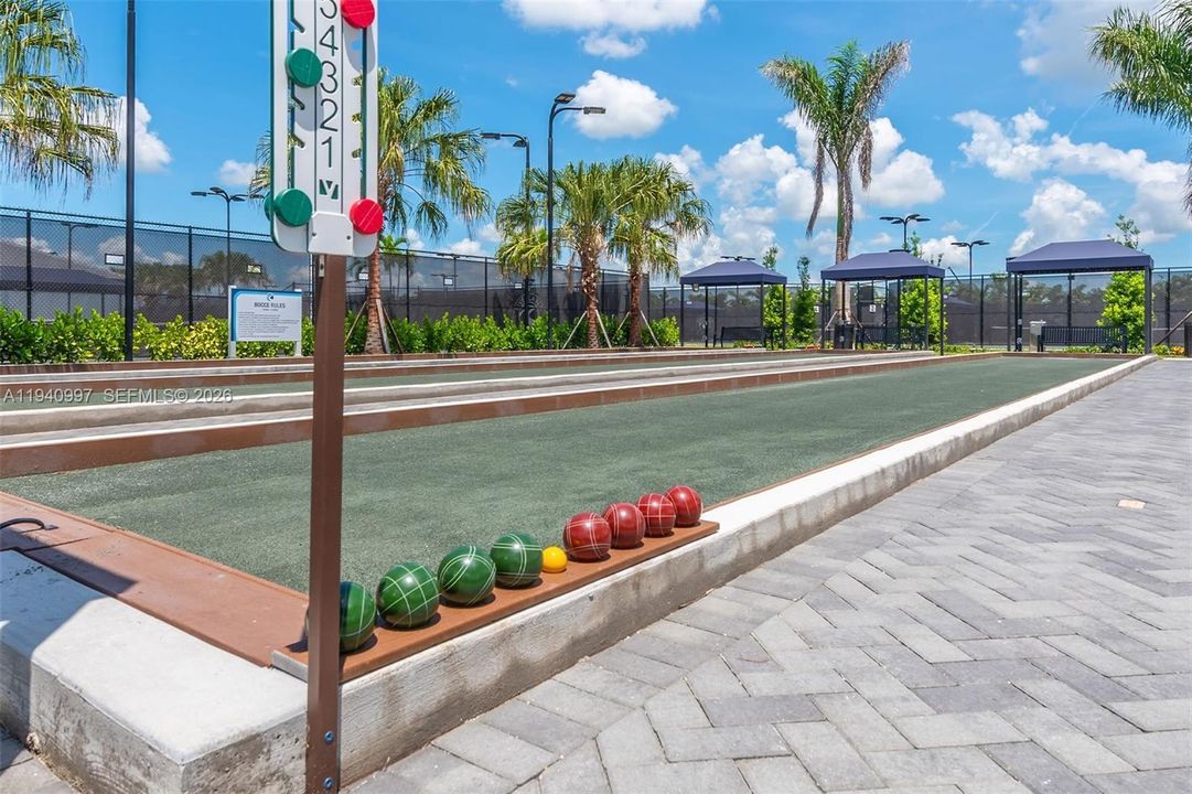 HOA Bocce Ball Courts
