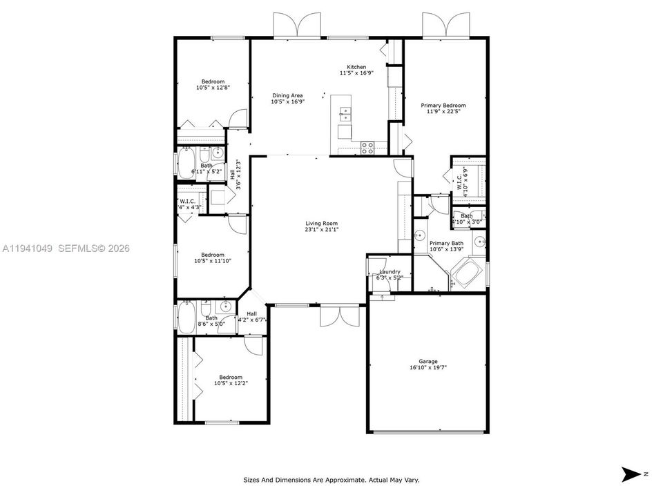 For Rent: $3,600 (4 beds, 3 baths, 2118 Square Feet)