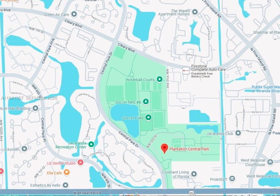 Central Park Amenities