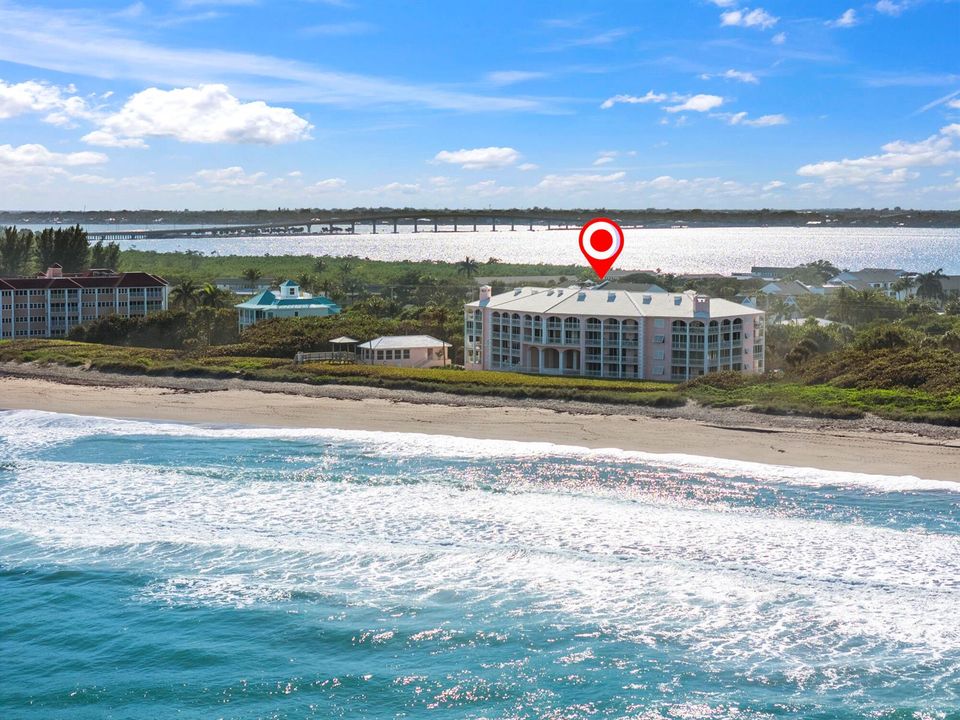 Building Beach Ariel View