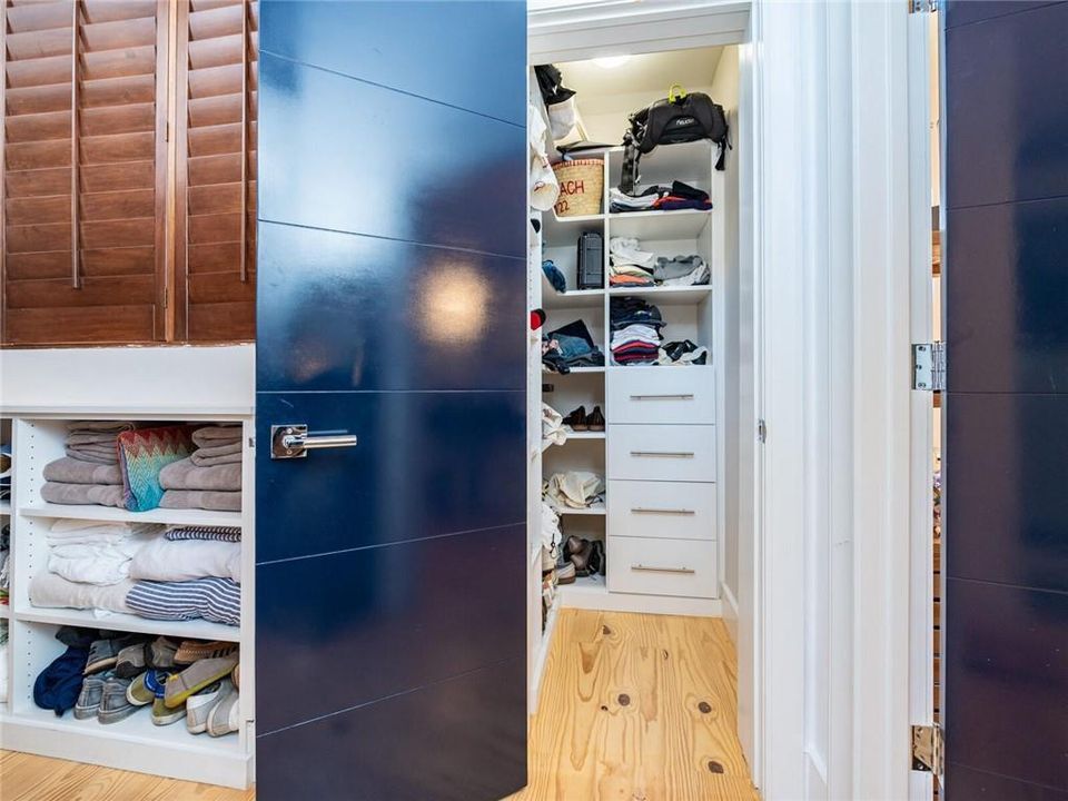 SECOND CLOSET IN MASTER BEDROOM