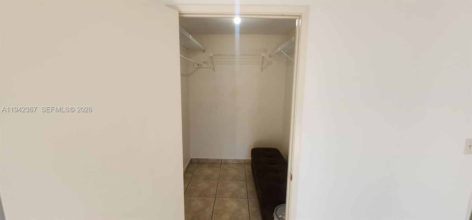 Walking Closet at Master Bedroom