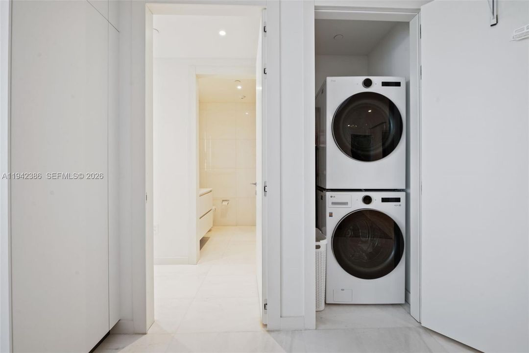 Upgraded Washer and Dryer.