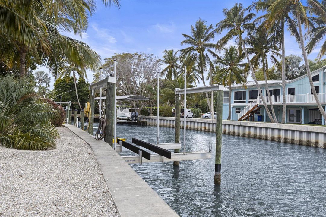 Boat lift & kayak launching dock