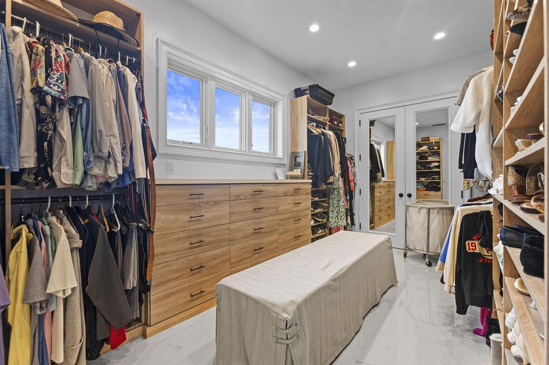 Her Walk in Closet
