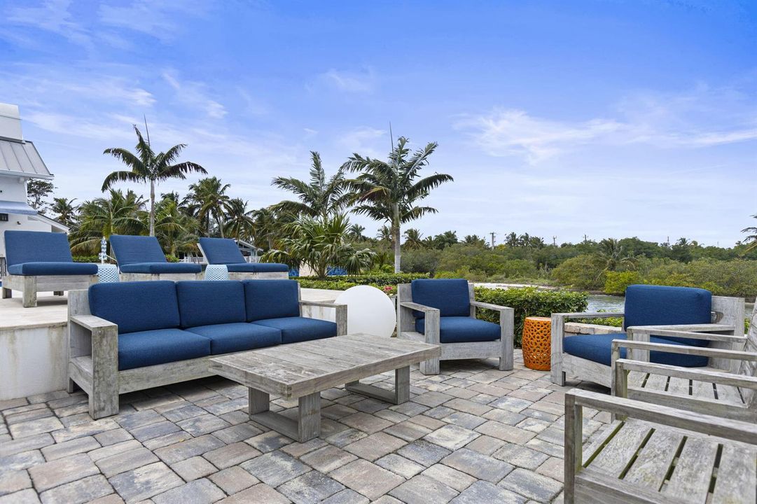 Outdoor seating area