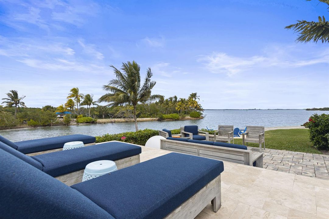 Outdoor lounging area