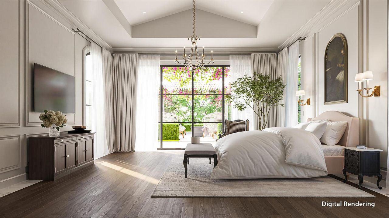 Primary Bedroom Rendering