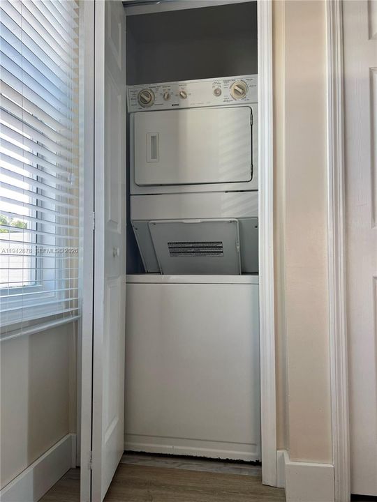 Laundry closet