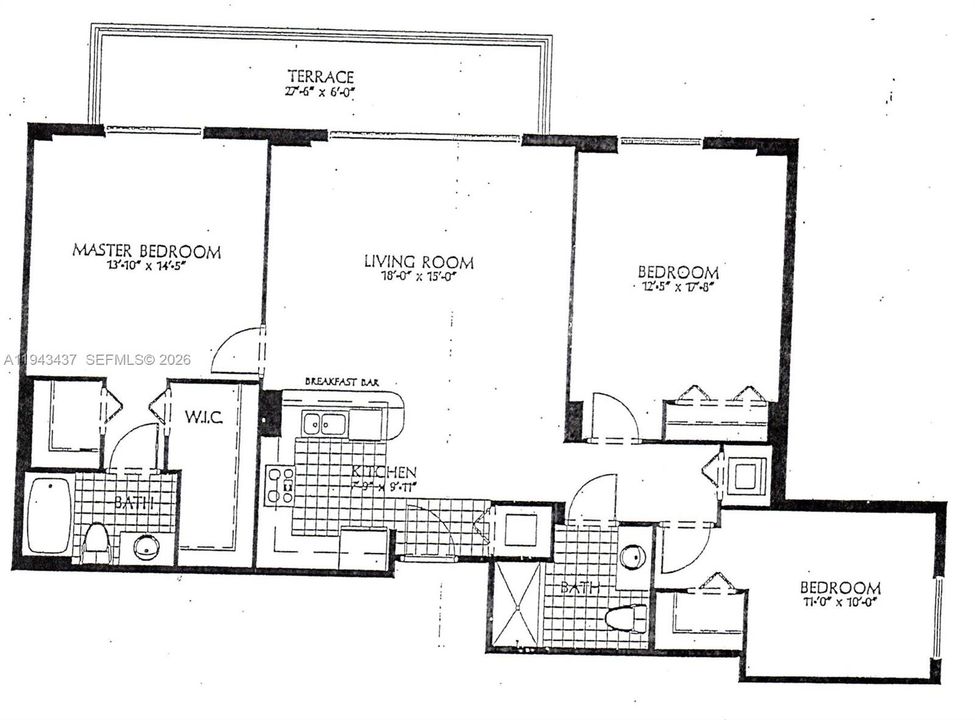 Active With Contract: $3,325 (3 beds, 2 baths, 1308 Square Feet)