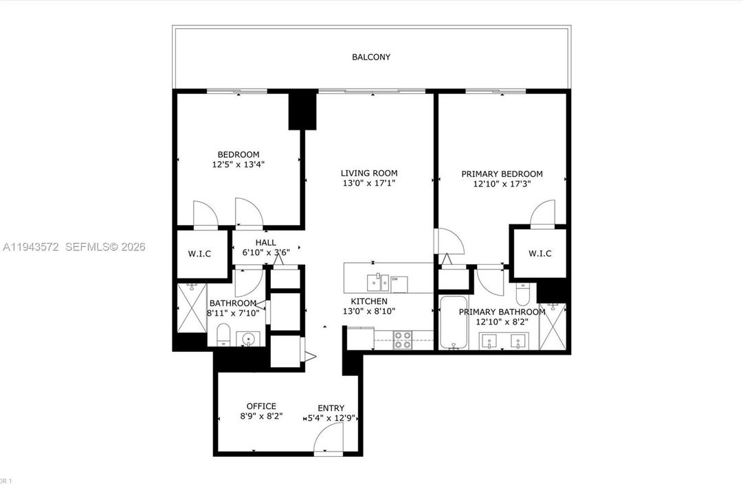 Activo con contrato: $599,000 (2 camas, 2 baños, 1106 Pies cuadrados)