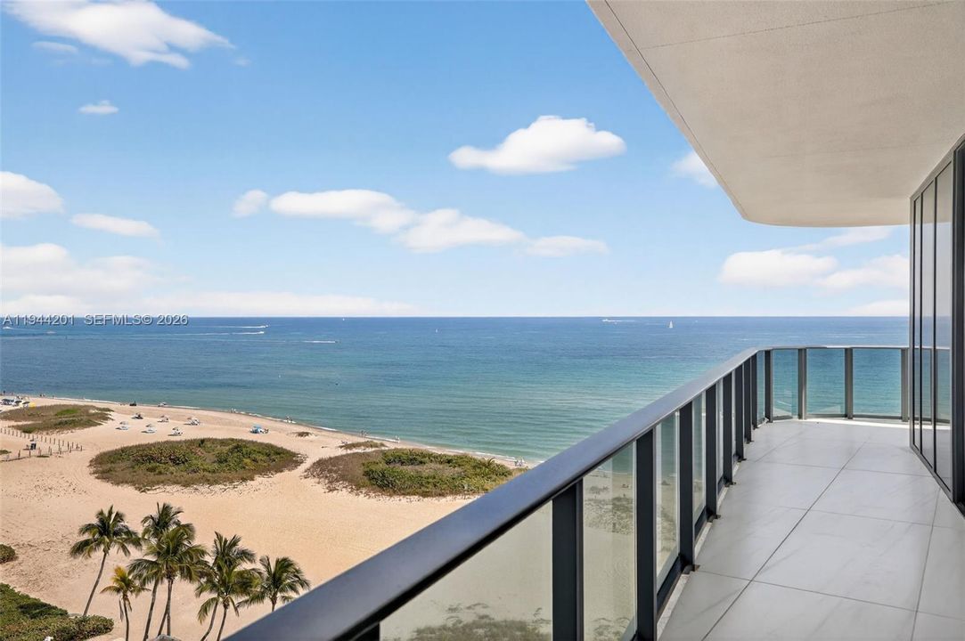 view from west side balony. This balcony run is 35 ft long