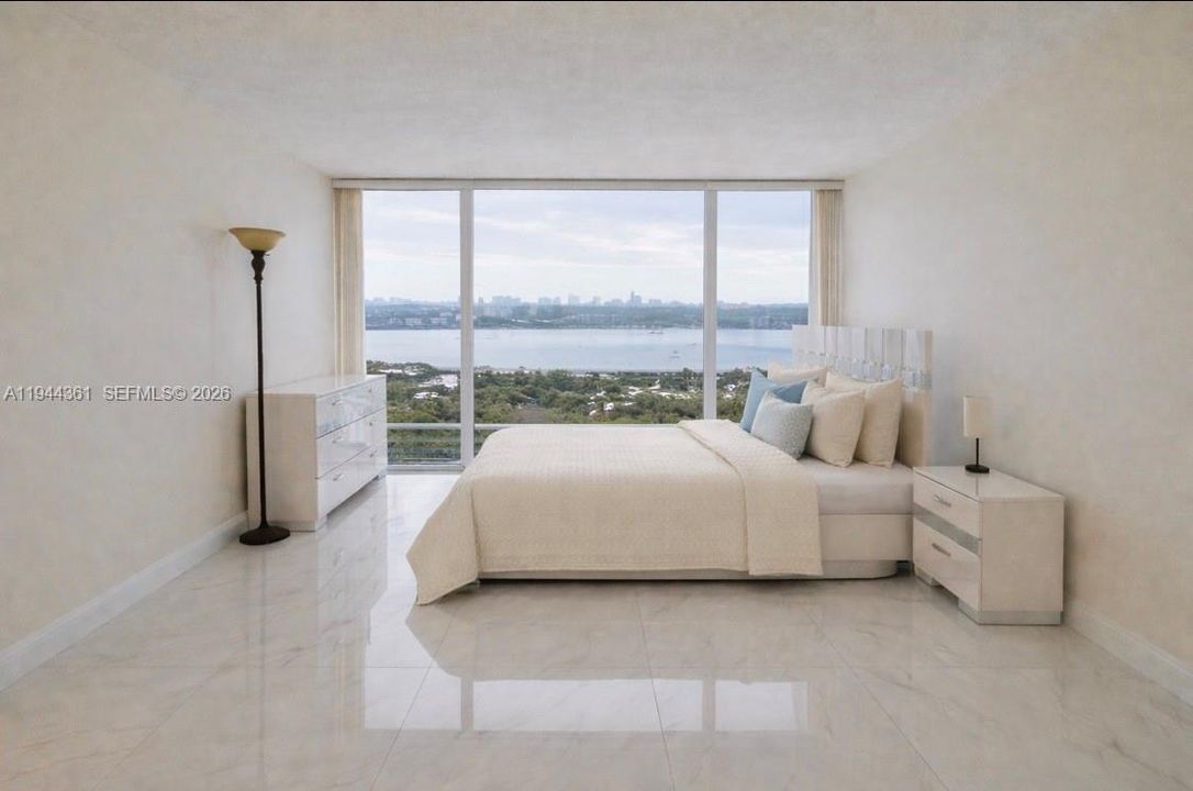 master bedroom - virtually staged