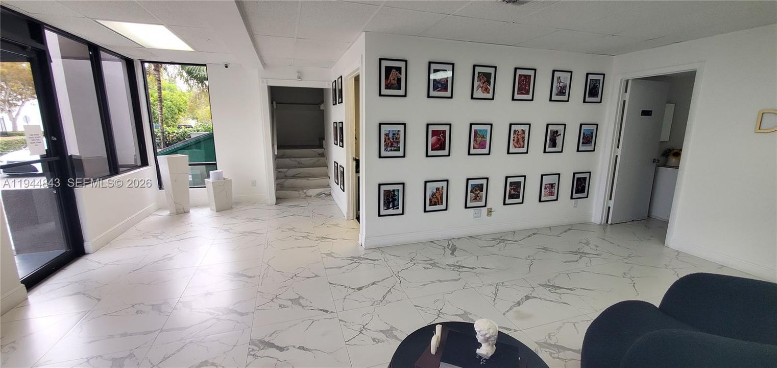 Reception area