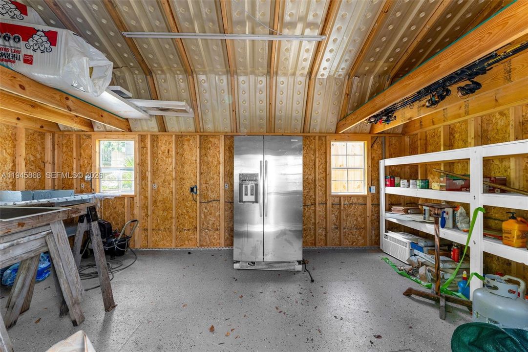 CAN BE USED AS A GYM OR CLIMATE CONTROLLED STORAGE
