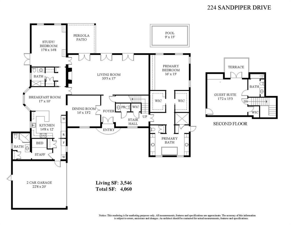 224 SANDPIPER DRIVE floor plan