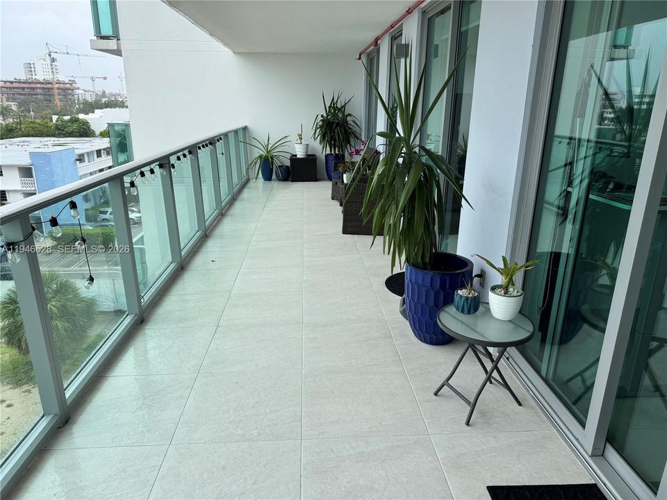 Extra Large Balcony