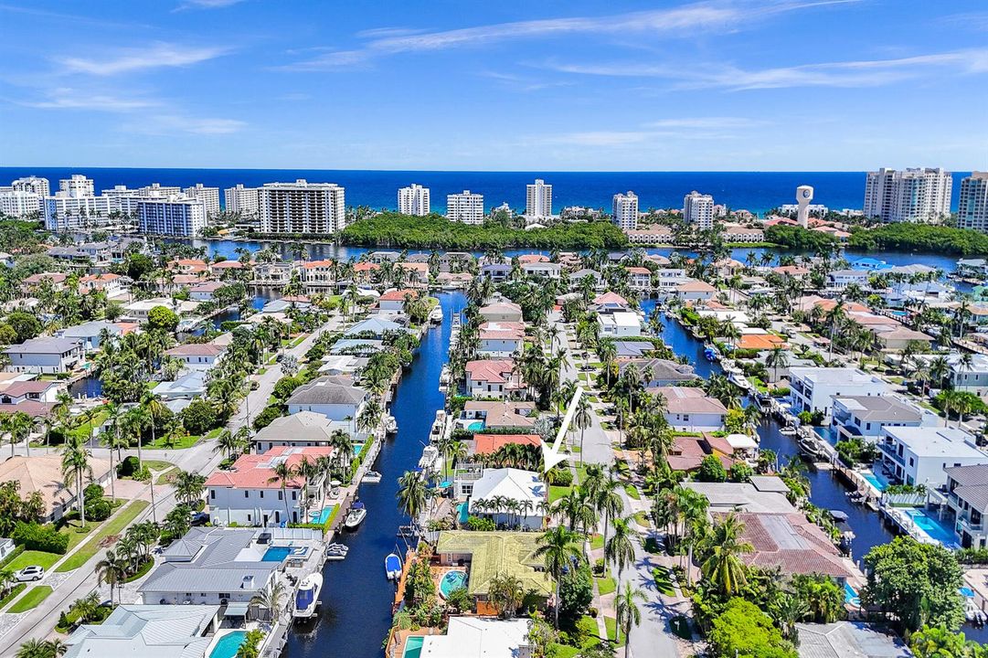 Aerial Ocean View