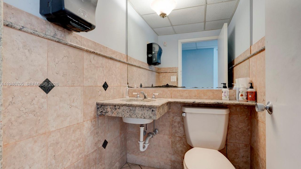 downstairs /warehouse bathroom