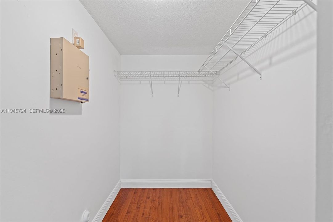 Master bedroom closet