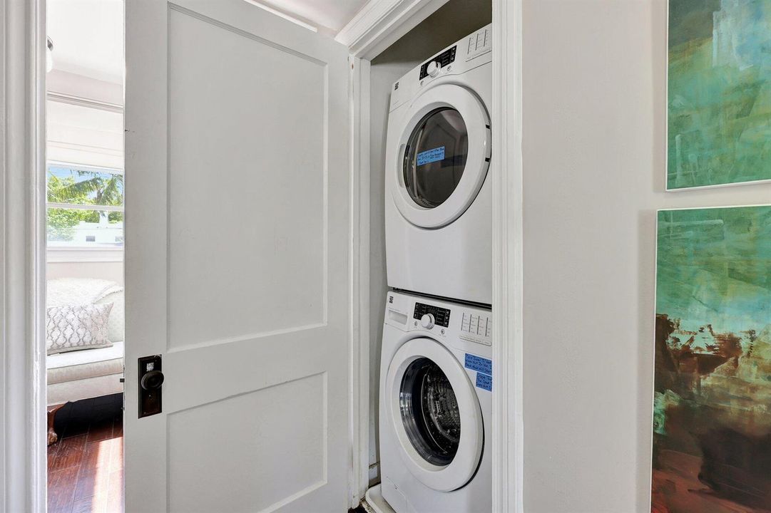 2nd floor laundry closet