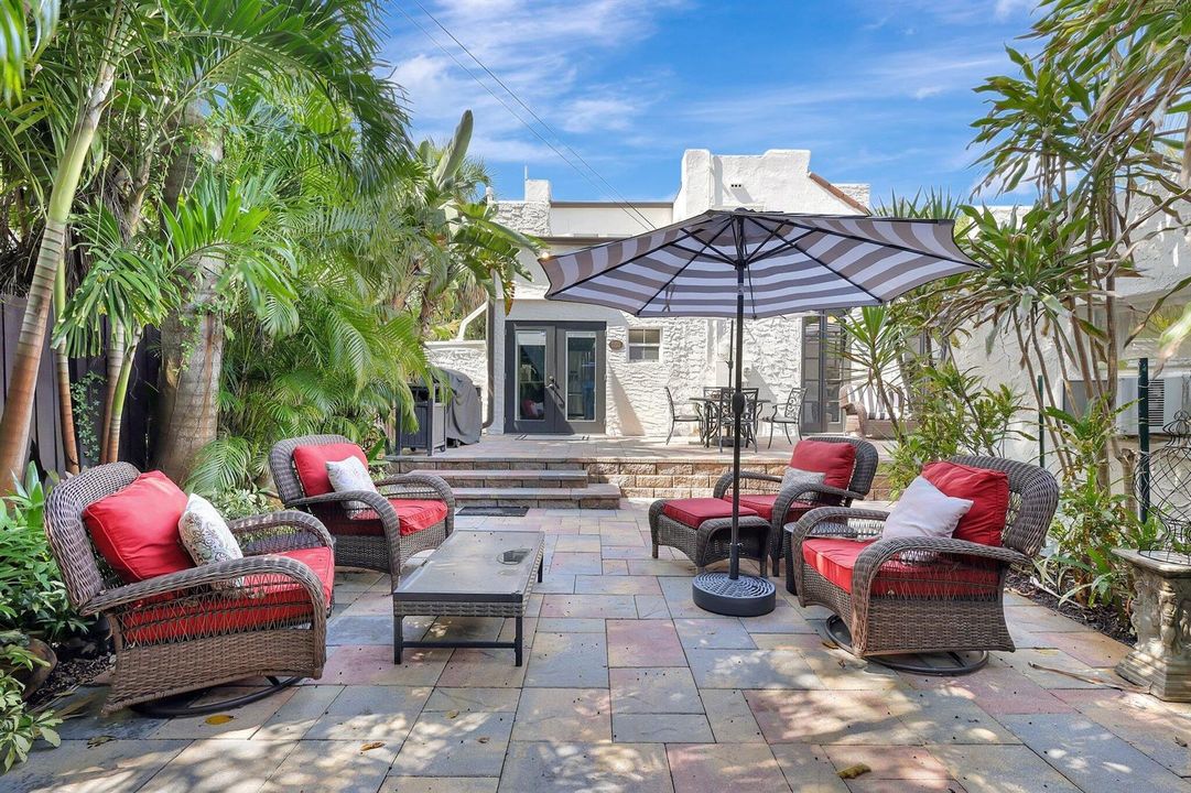 Patio areas