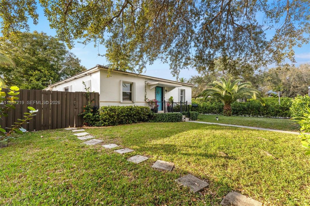 Large Hedged Corner lot
