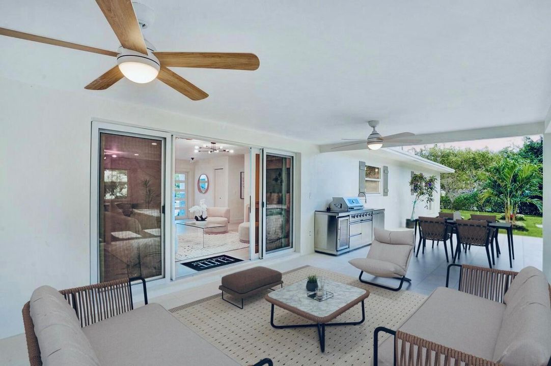 Large entertaining space