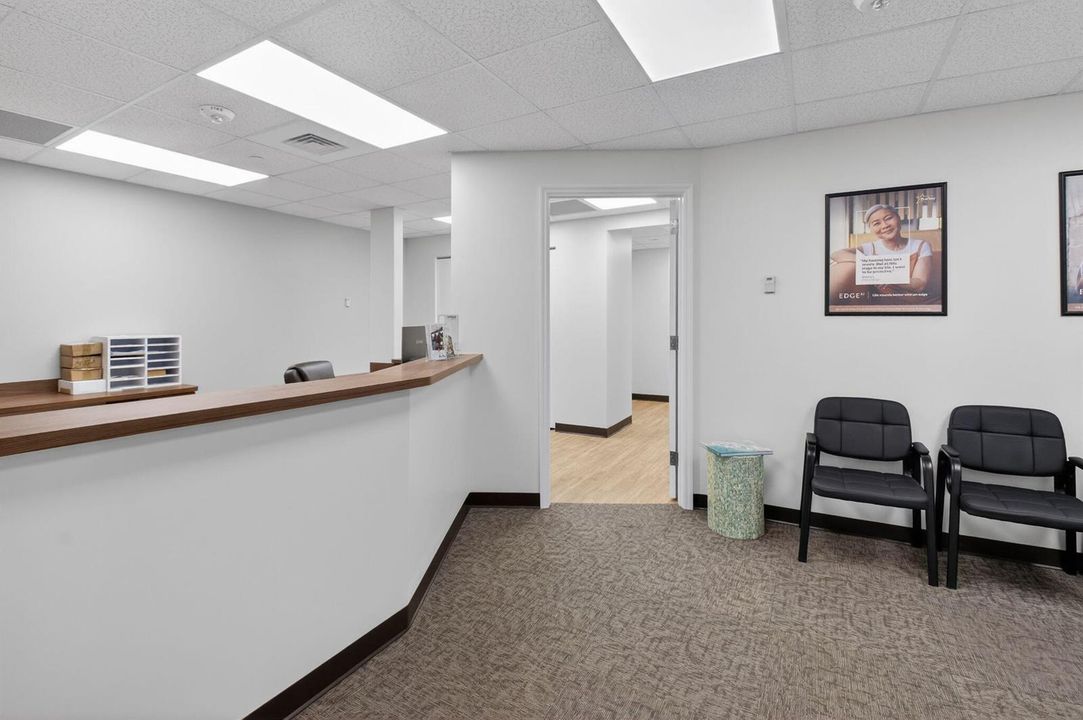 Waiting Area with Reception