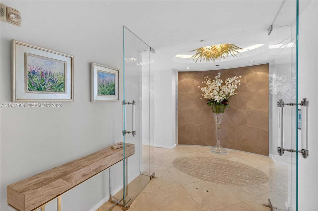 Private secured elevator access directly into your unit