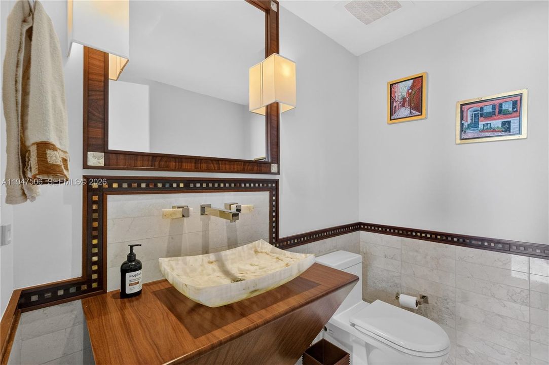 Guest powder room