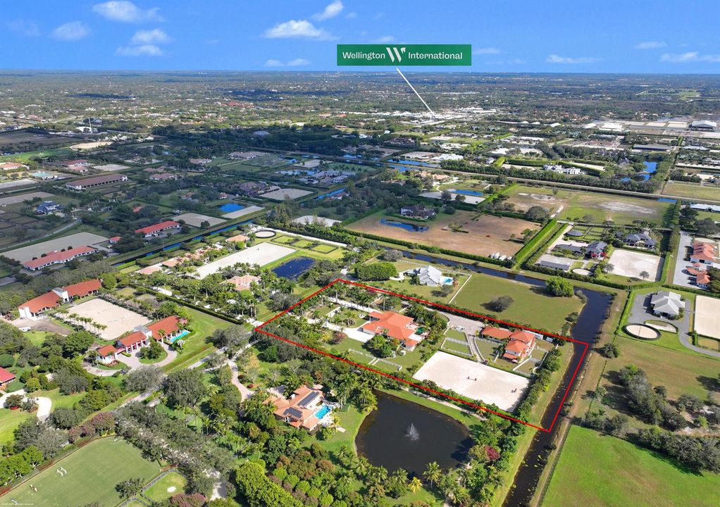Aerial looking NE towards WEF