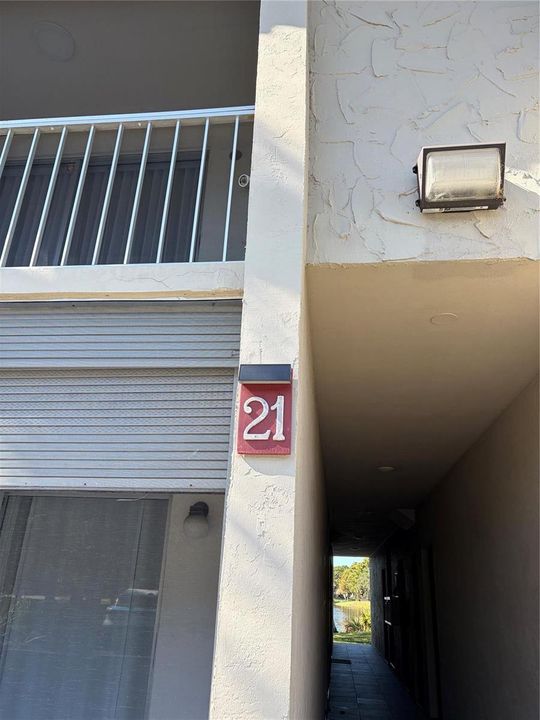 Address to hallway/condo