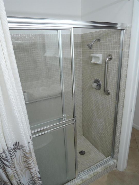 Shower in guest bath