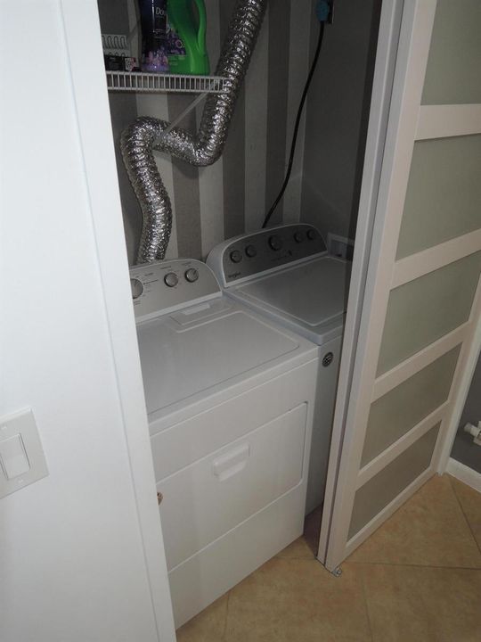 Laundry closet