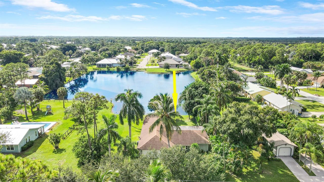 Aerial House Lake Arrow 2